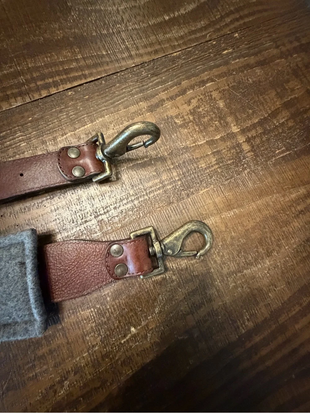 Buffalo Jackson DAKOTA WAXED CANVAS DUFFLE BAG BACKPAK great condition
